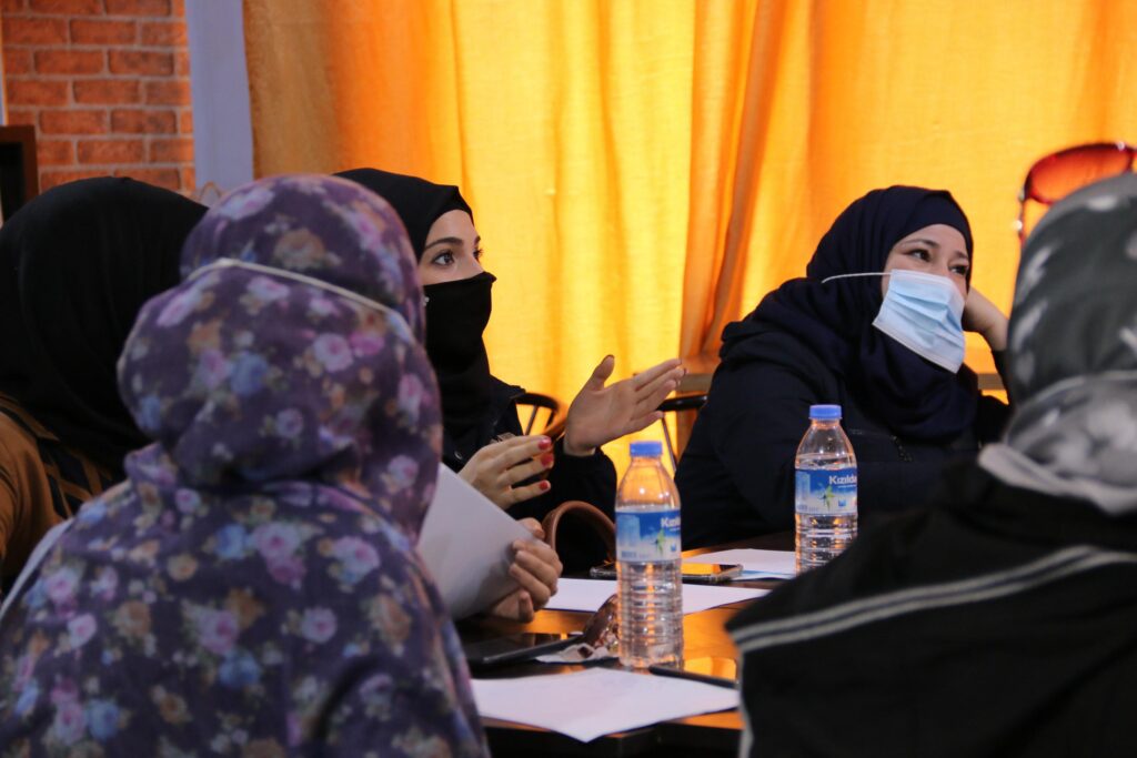 إحدى تدريبات الأمن الرقمي للصحفيات