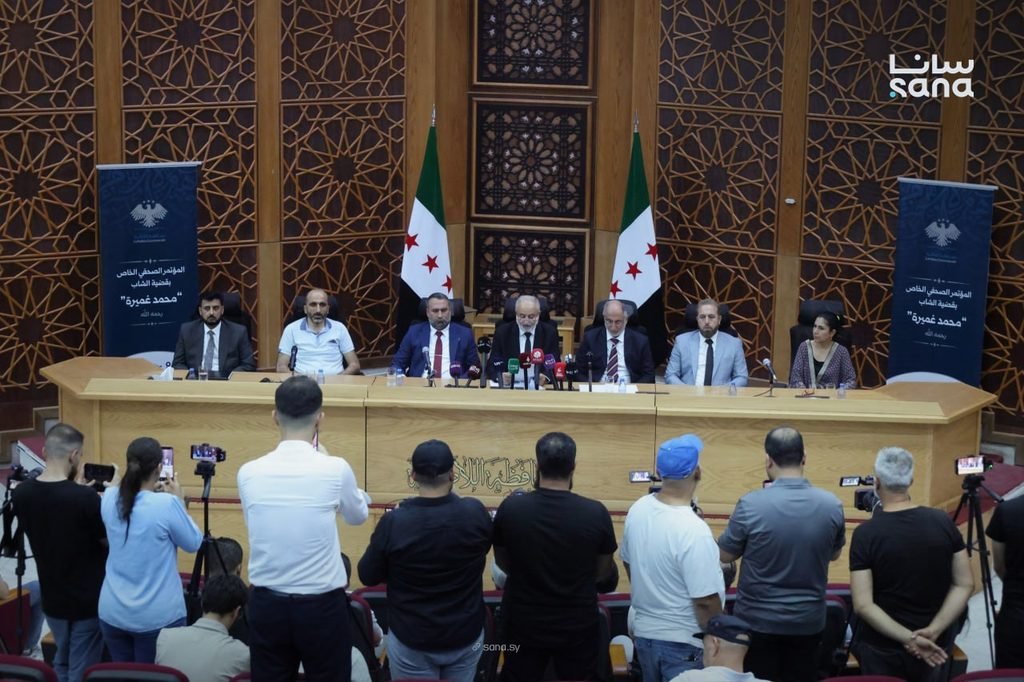 المؤتمر الصحفي الخاص بقضية الشاب محمد غميرة.