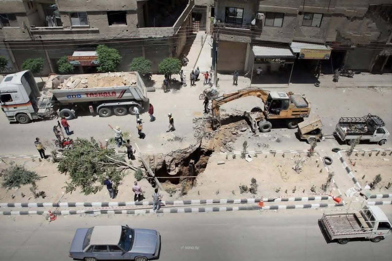 العيش فوق الفراغ.. ما تركته الحرب تحت بيوت الغوطة