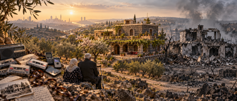 بيت العمر الذي شُيّد بالمراسلة من ثلاث عواصم ودمرته ليلة واحدة